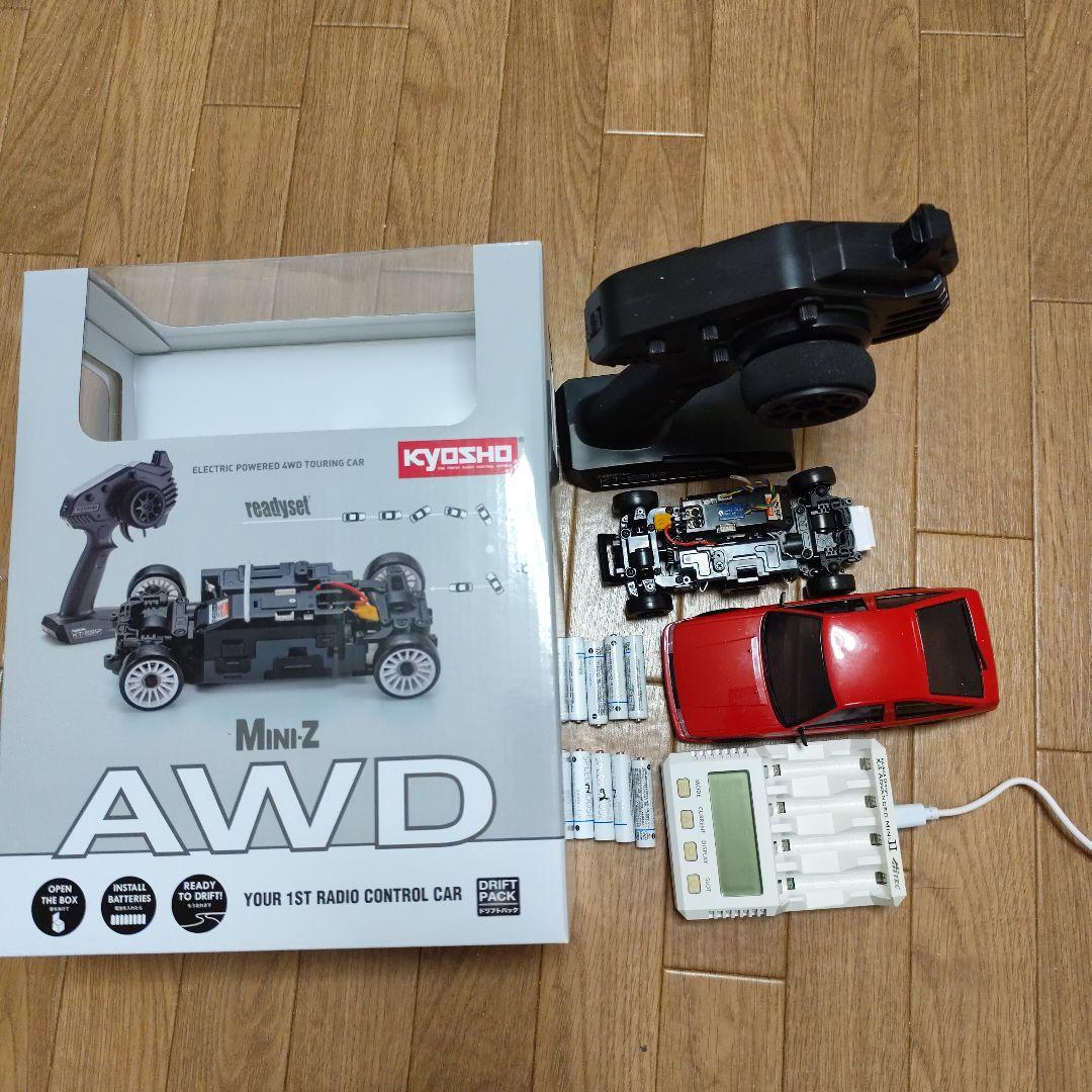 【送料込み】京商ミニッツAWD AE86 ジャイロ付き 充電器付きフルセット