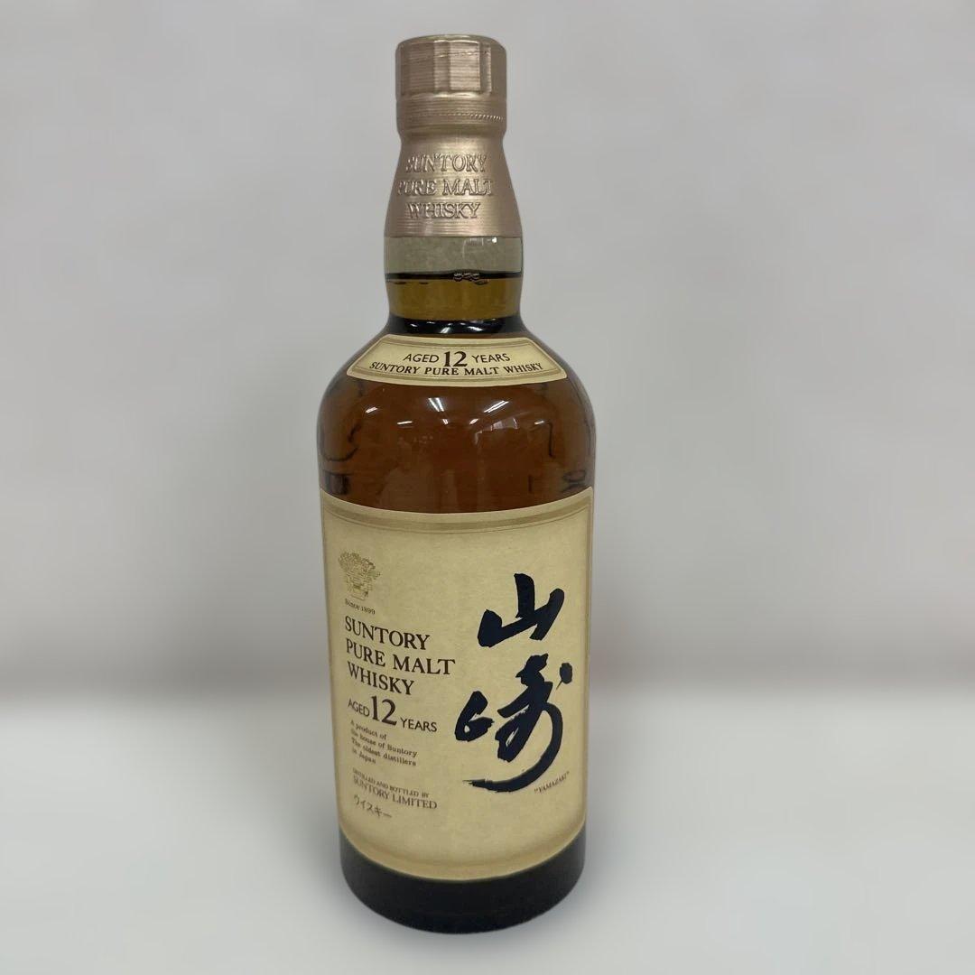 山崎 12年 シングルモルトウイスキー　箱付き　新品
