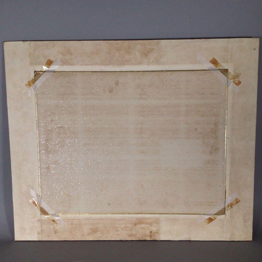 No2982額装　渡辺幸雄「磐梯」10号　共シール　真筆保証書　風景画　送料無料