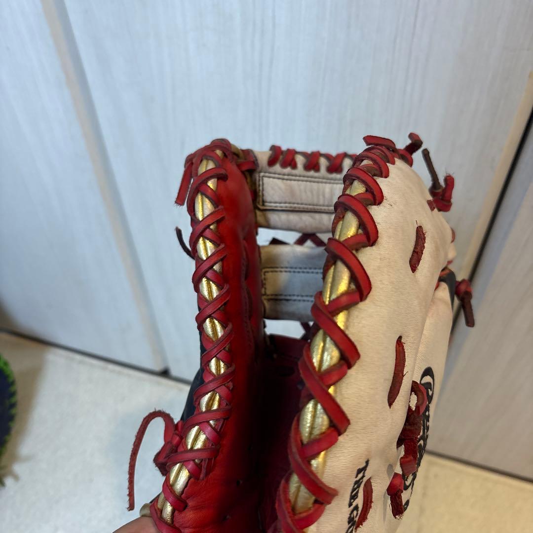 Rawlings 軟式一般　ファーストミット　白/黒/赤