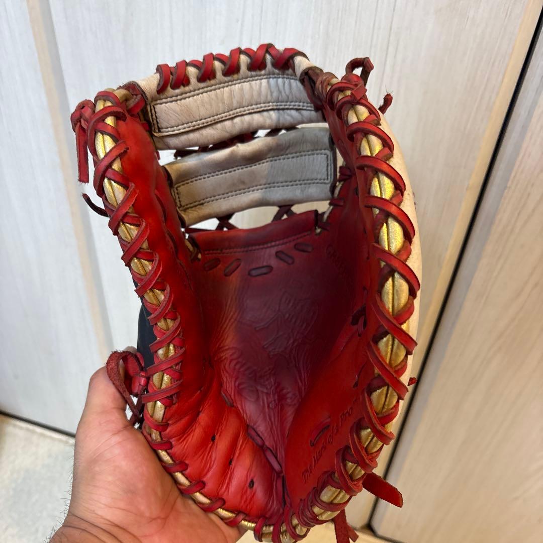 Rawlings 軟式一般　ファーストミット　白/黒/赤