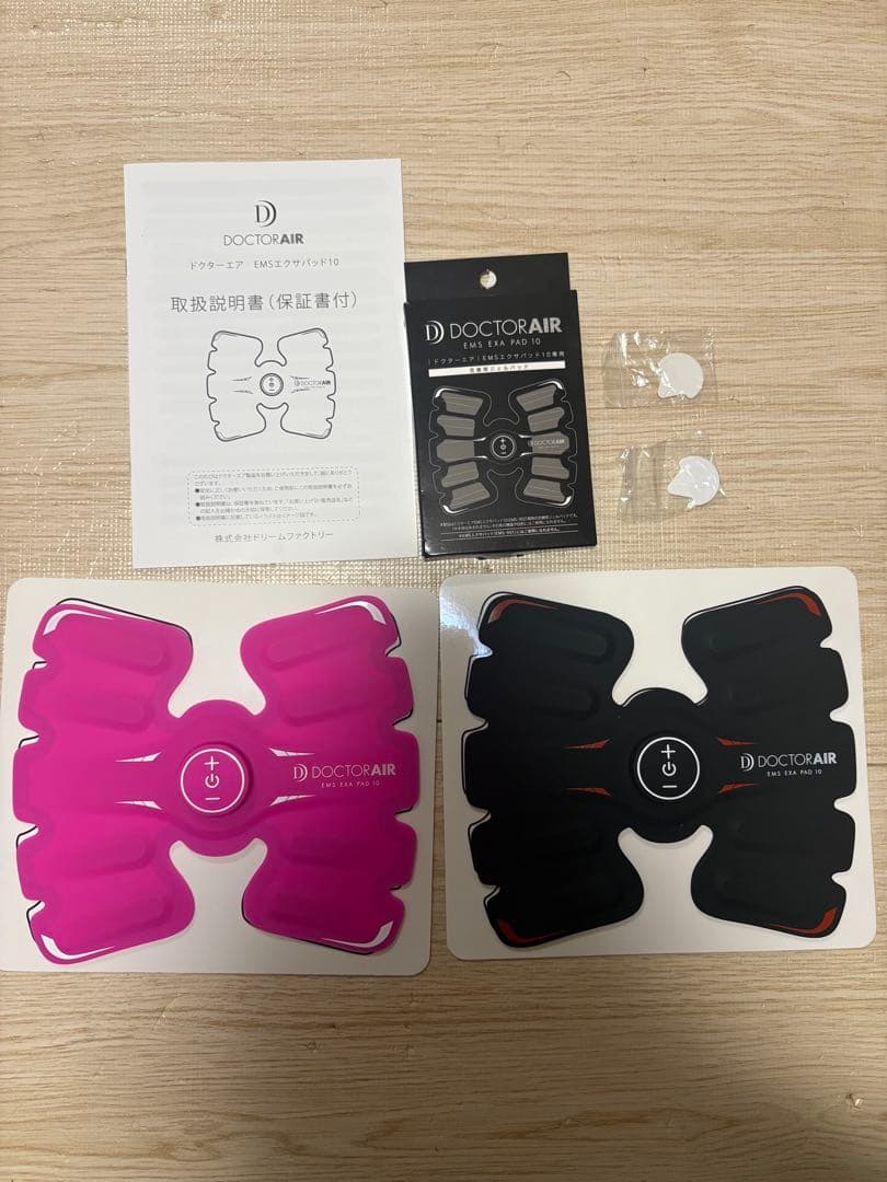DOCTOR AIR EMS EXA PAD 10 ピンク・ブラック