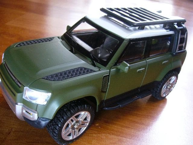 ランドローバー　ディフェンダー　1/24 ラジコン　艶消しグリーン　新品