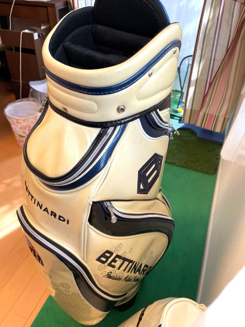 BETTINARDI キャディバッグ ホワイト/ネイビー【希少品】