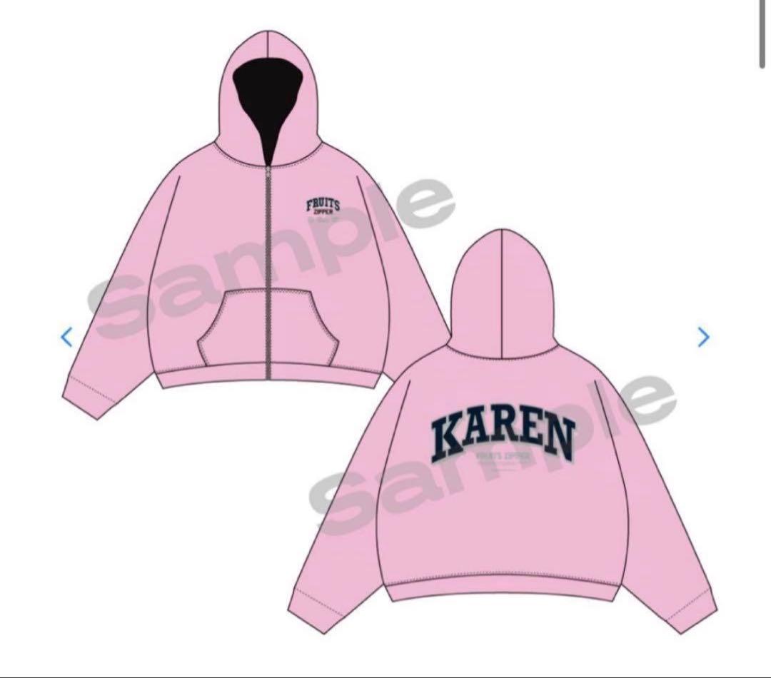 在庫1点 FRUITSZIPPER 松本かれん パーカー