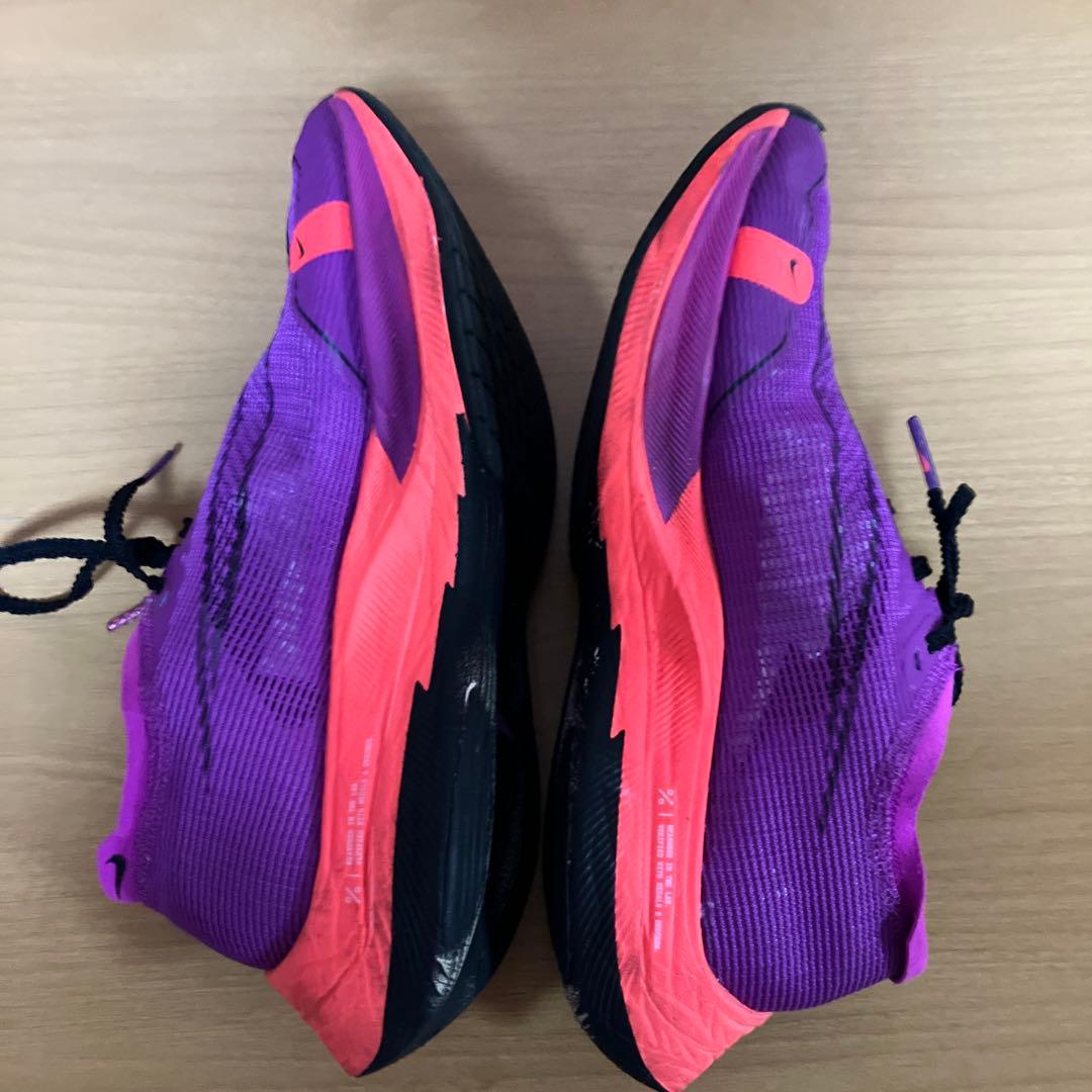 Nike ZoomX ランニングシューズ パープル24㎝