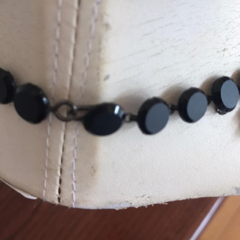 フレンチジェット　ネックレス　チョーカー　1800年代半ば