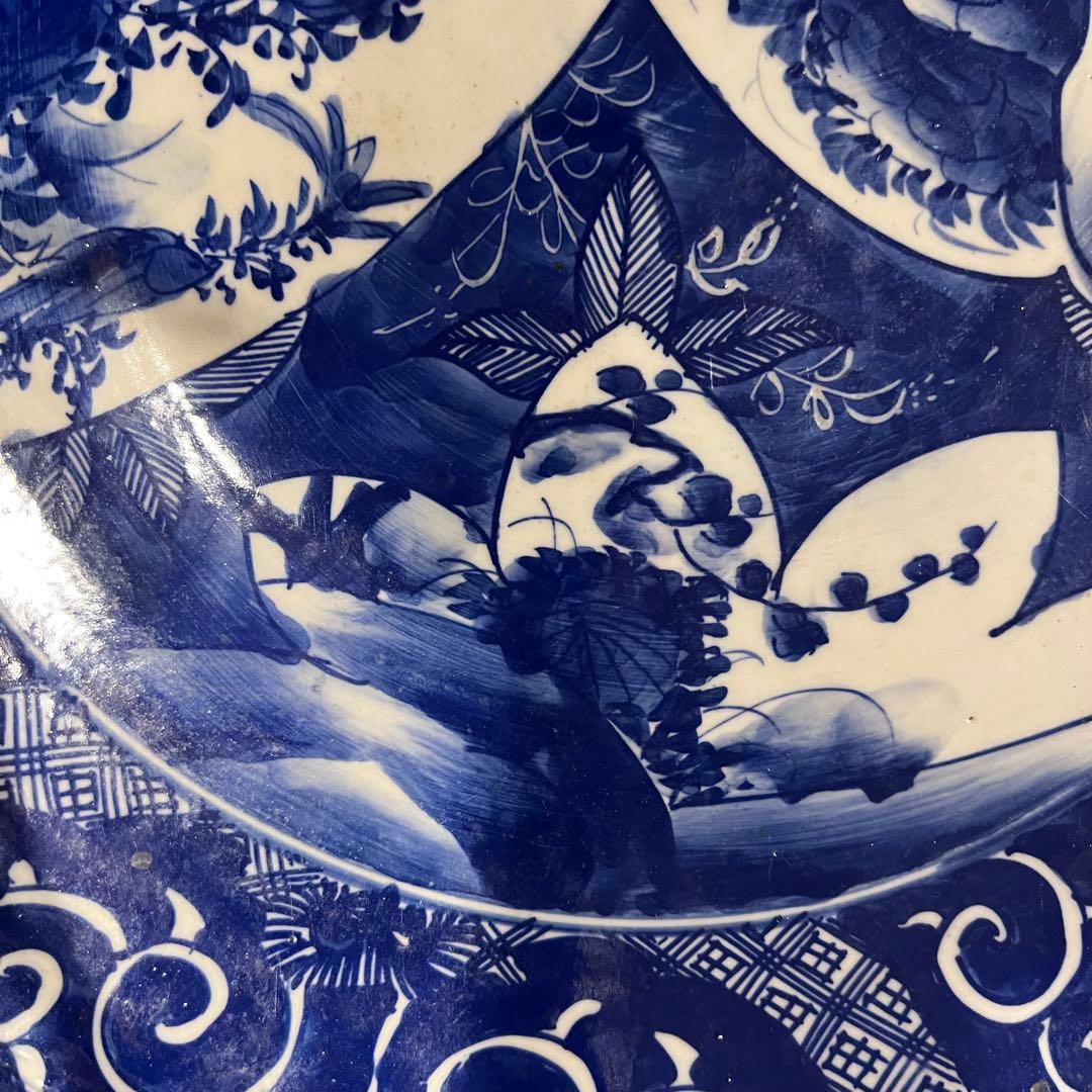 レア　骨董　伊万里　有田焼　大皿　40cmJapanesetraditional