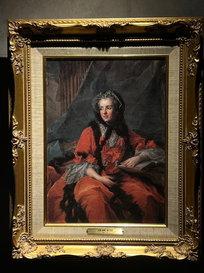 【フランス王妃マリー・レクザンスカの肖像】