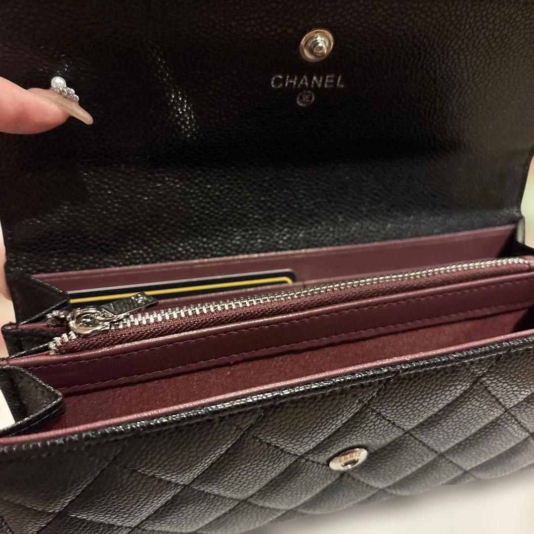 CHANELマトラッセ新品未使用黒ノベルティ長財布