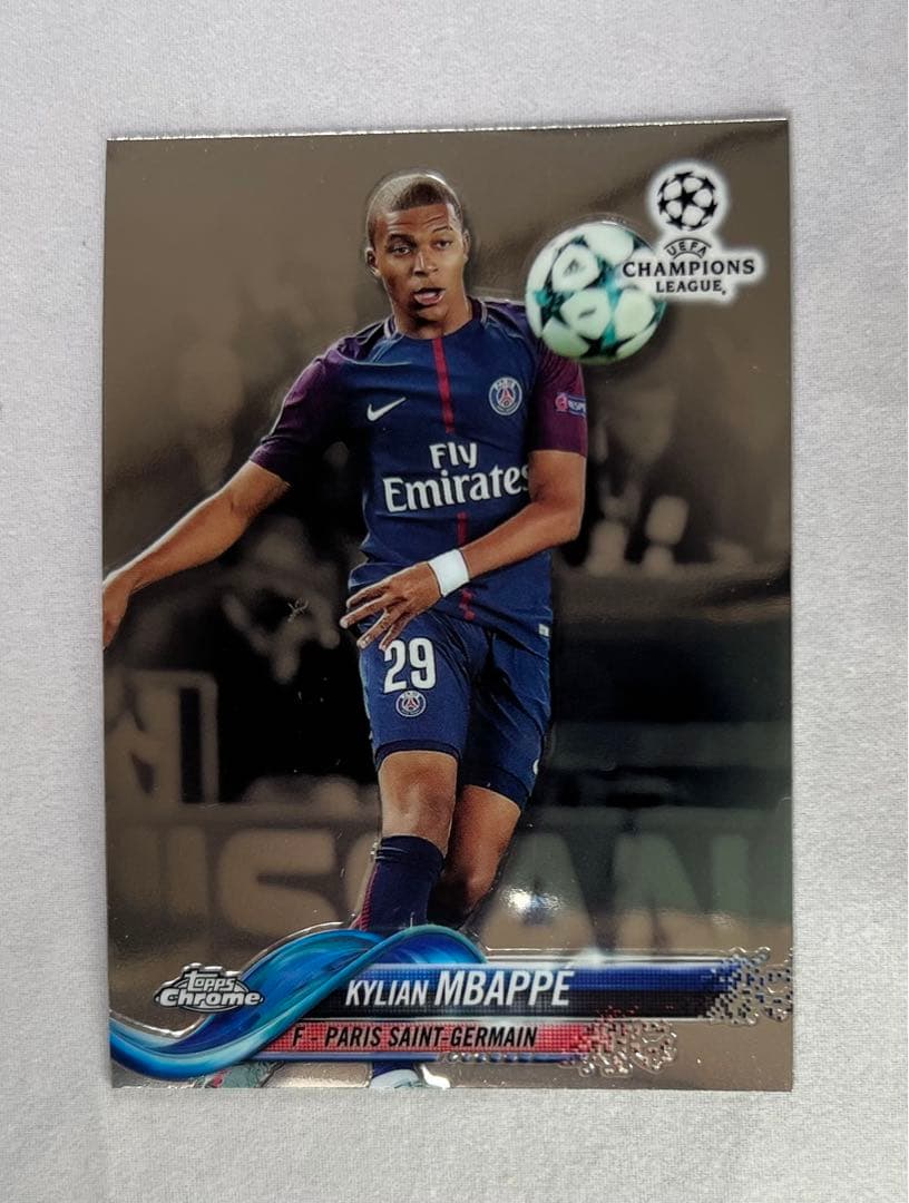 キリアン・エムバペ topps Chrome Kylian Mbappe