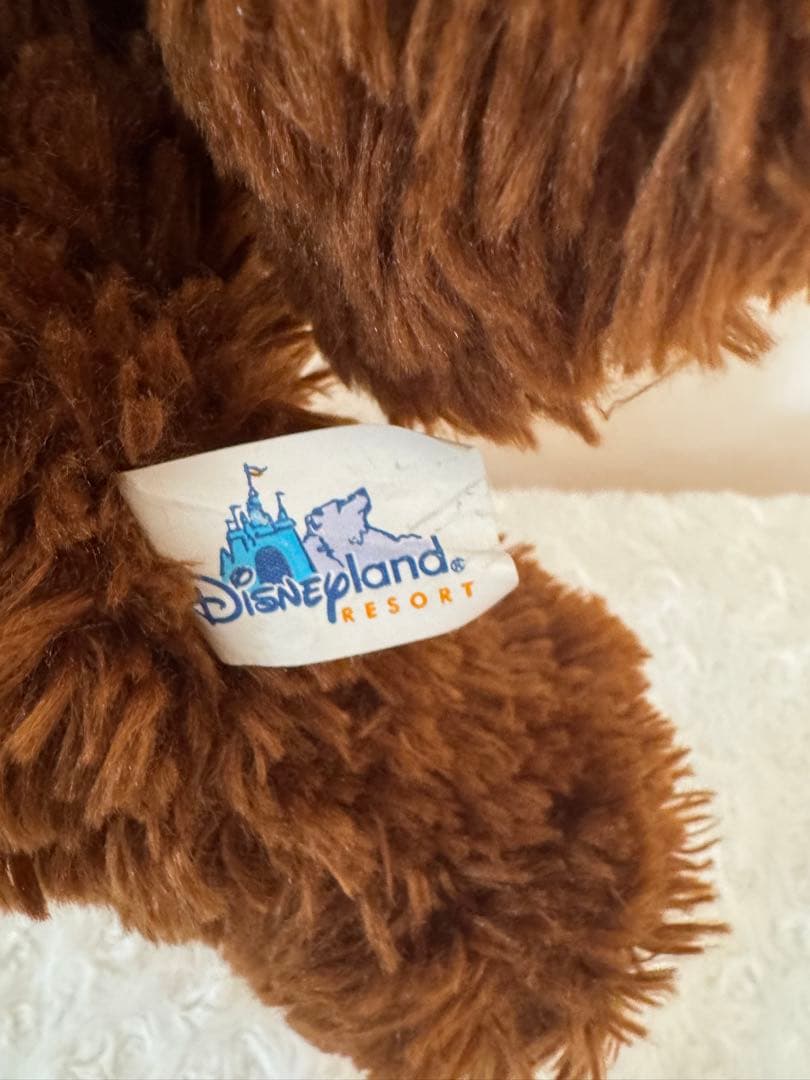 【レア】ディズニーベア　長毛　ダークブラウン　ダッフィー