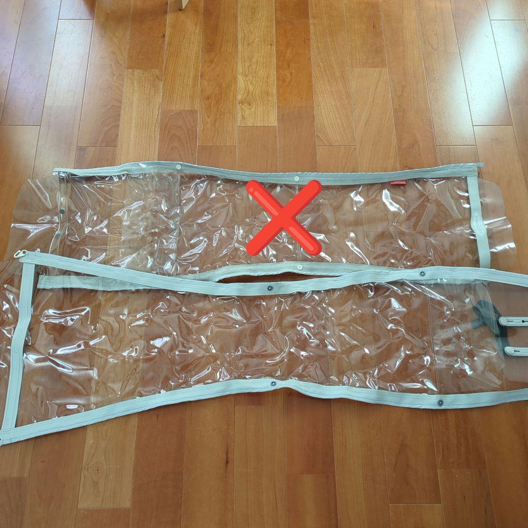 12/16まで値下げ中　リトルキディーズ　後ろ用　レインカバー一式