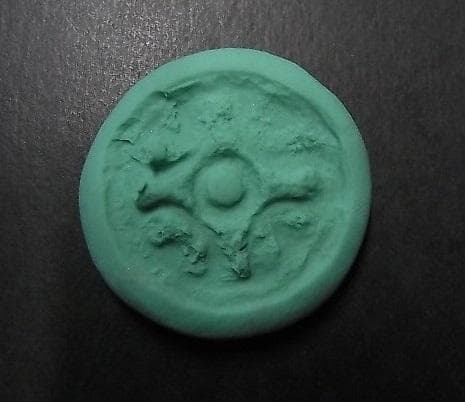 ★Z2407★古代品 （12）青銅　ブロンズ製　印章　オリエント　出土