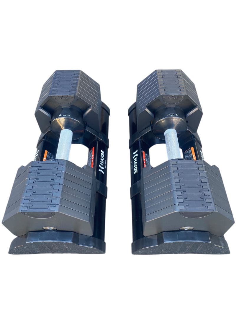 【良品72キロ】HAIGE ハイガー 可変式ダンベル 36kg×2 1/2梱包①