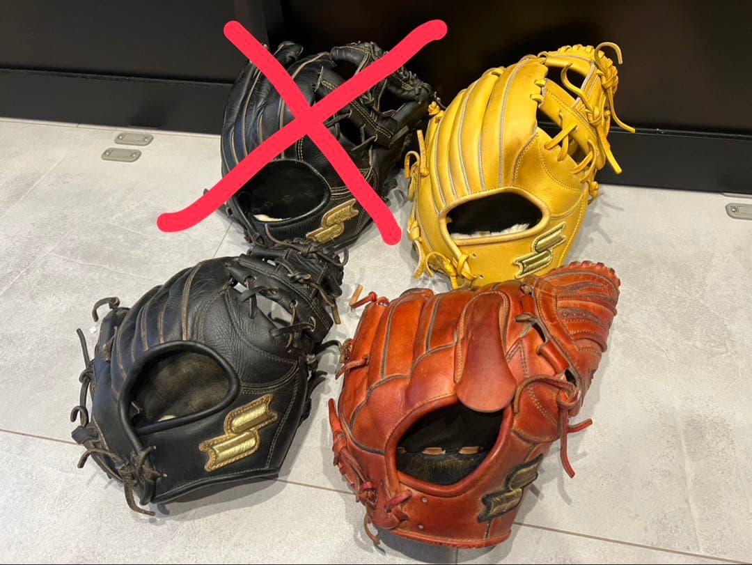 SSK硬式用グローブ、内野手用、投手用