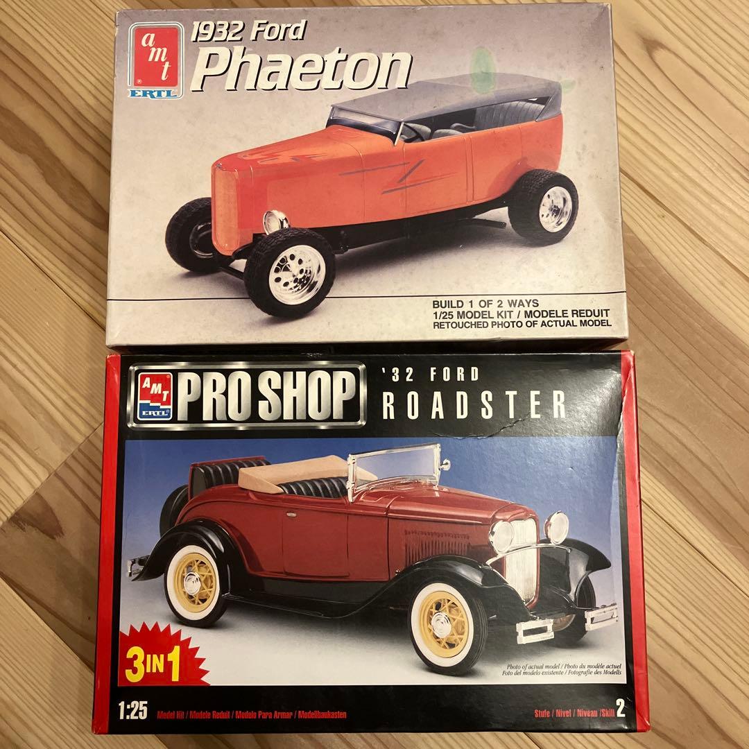 AMT 1932 Ford Phaeton & Roadster 2個セット