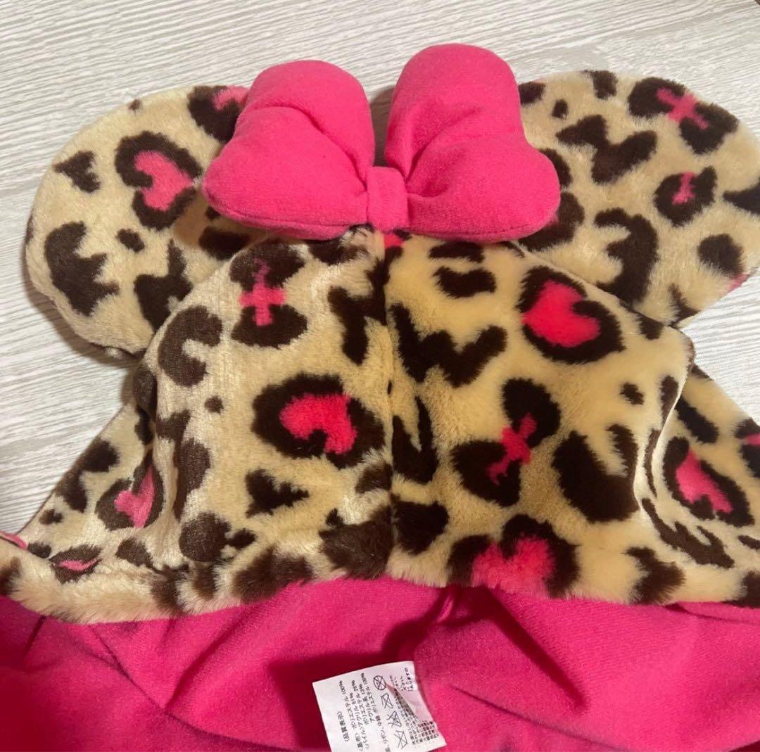 ミニー ヒョウ柄 マフラー