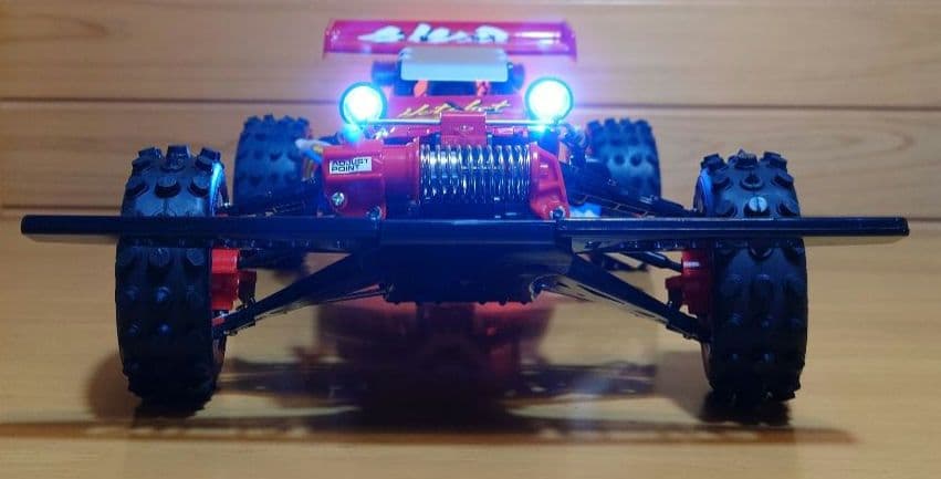 タミヤ完成モデルラジコンXB ホットショットフルセットLEDライト付新品未走行品