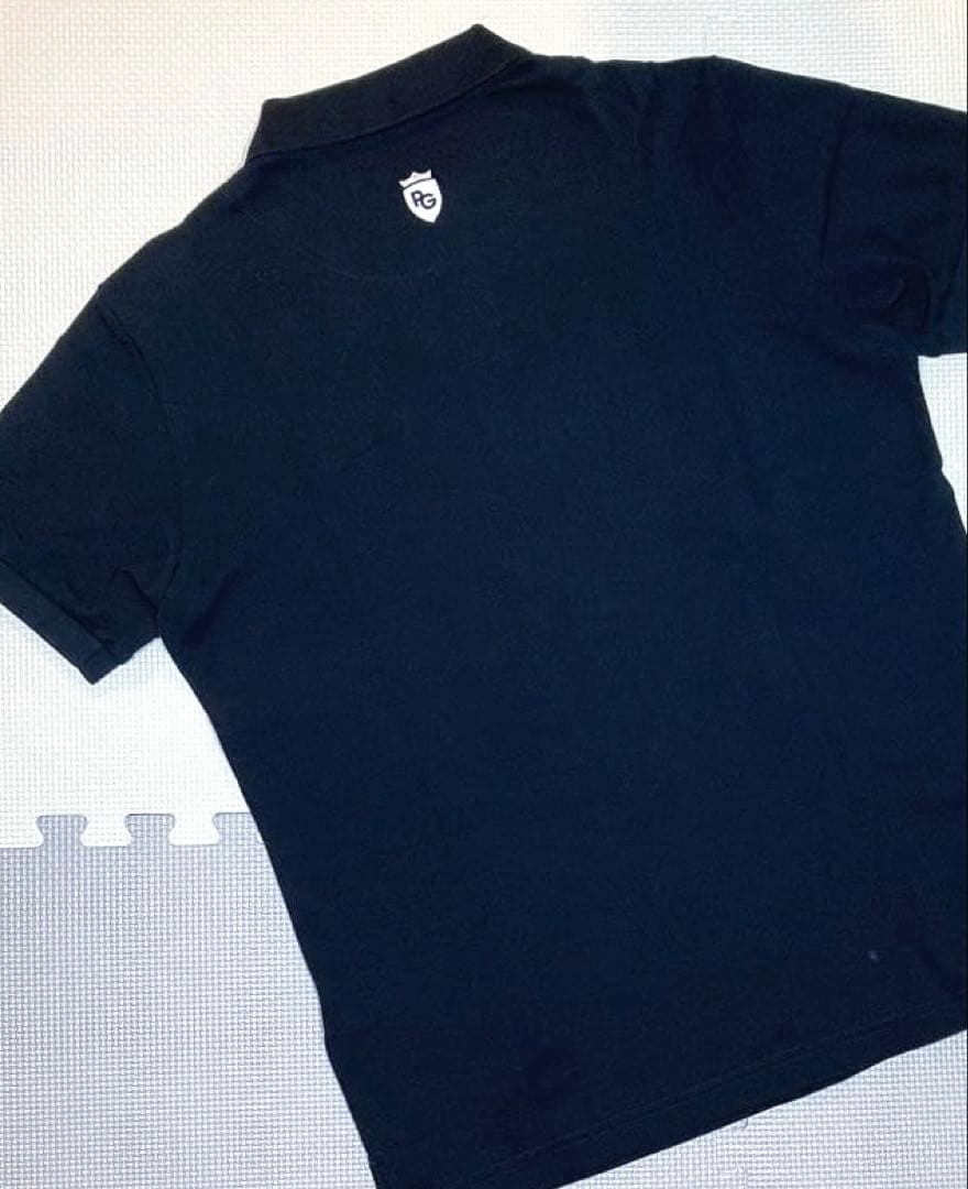 パーリーゲイツ コットン鹿の子 襟バックプリント ポロシャツ（NAVY／4）