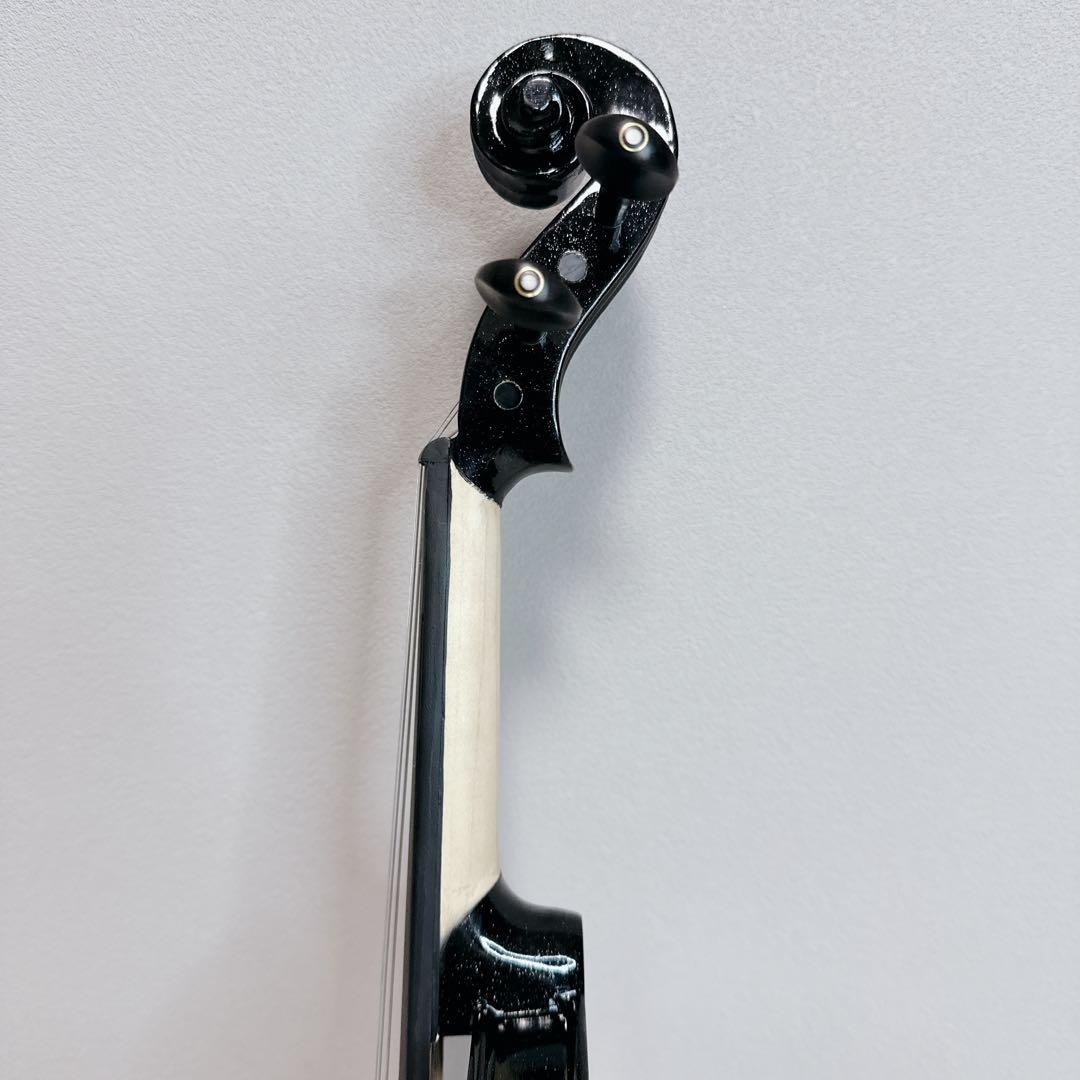 ENNBOM　サイレントバイオリン　HVPV-30　新品弦　ケース付属　4/4