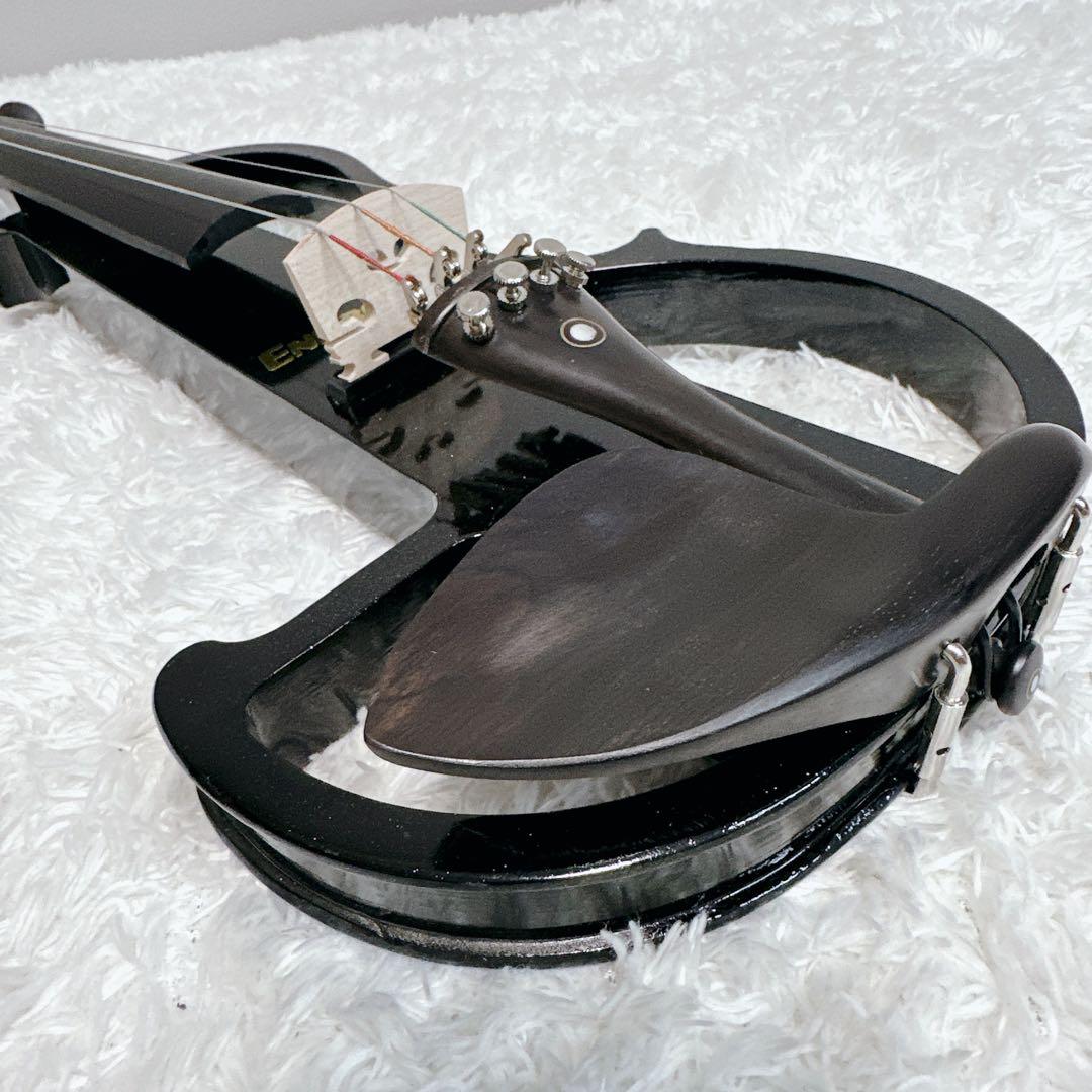 ENNBOM　サイレントバイオリン　HVPV-30　新品弦　ケース付属　4/4