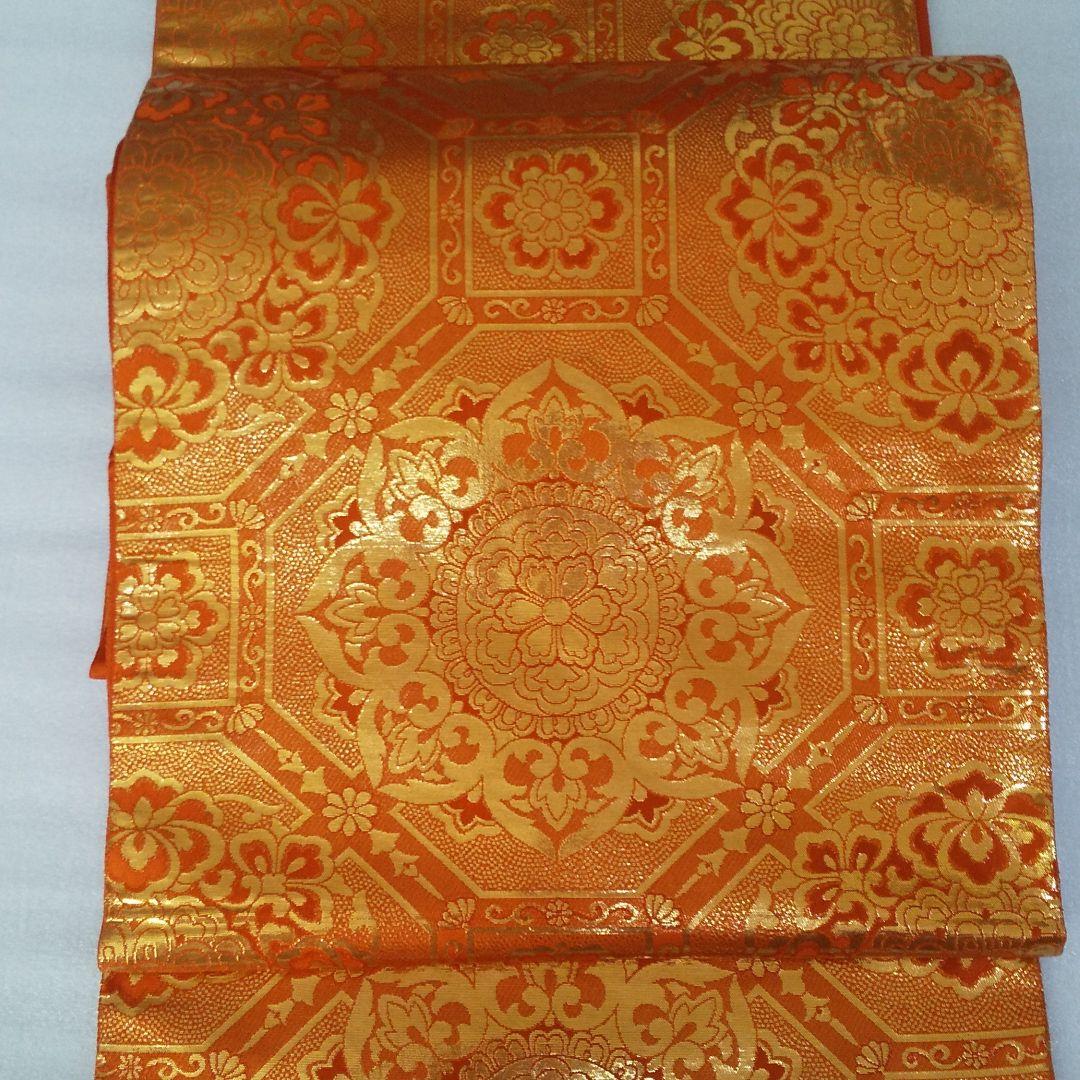 袋帯  正絹  金彩   成人式