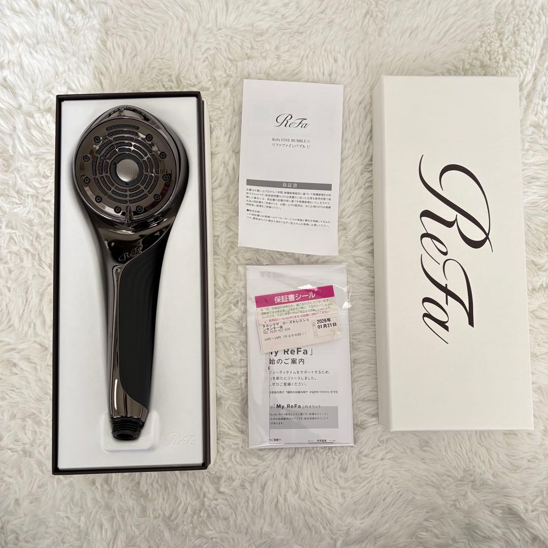 【新品未使用】ReFa リファ ファインバブル ブラック RS-BH-03A