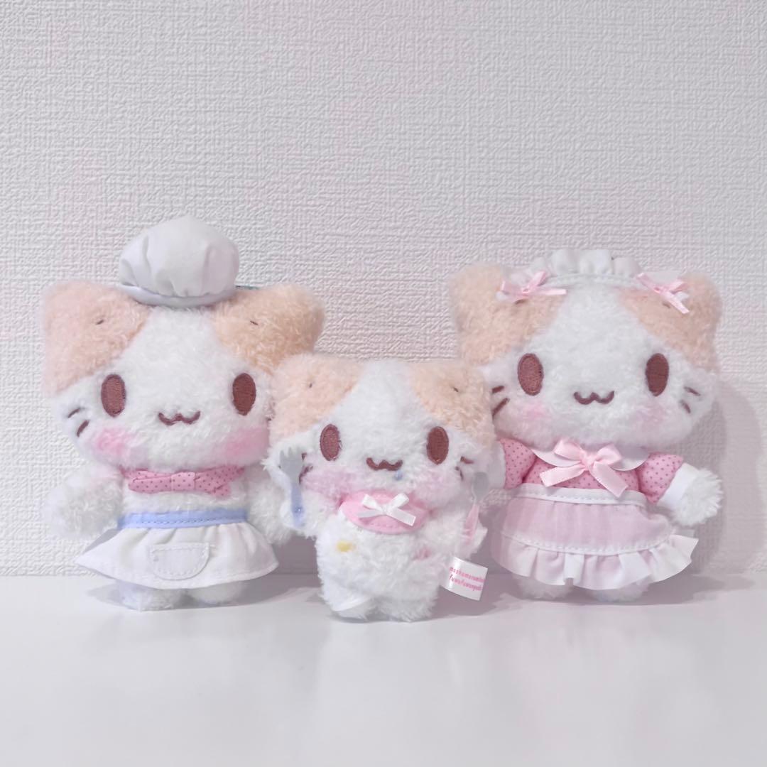 ♡新品♡マシュマロみたいなふわふわにゃんこ 7点 しろふわ雲 メイド コック