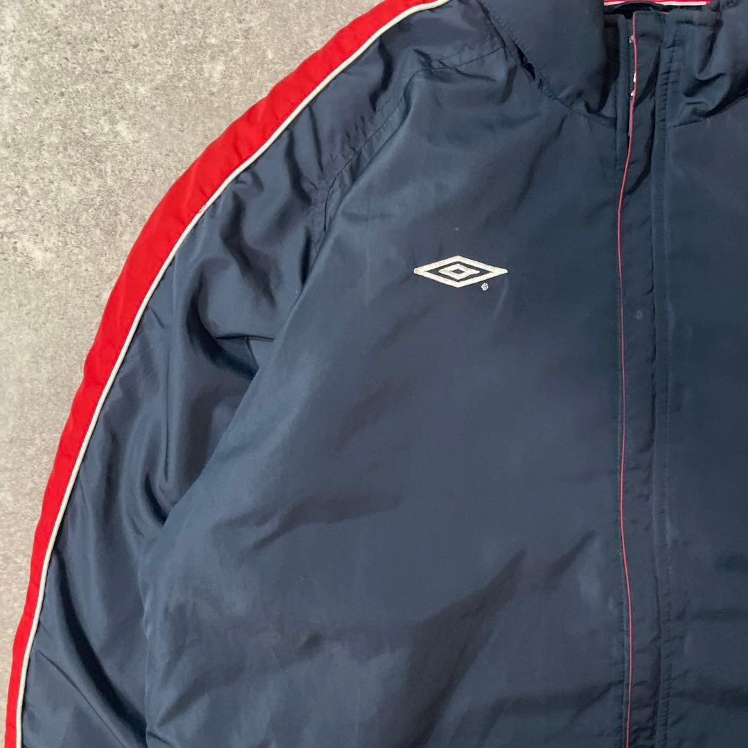 90s UMBRO ENGLAND 代表　ナイロンジャケット　中綿　在原みゆき