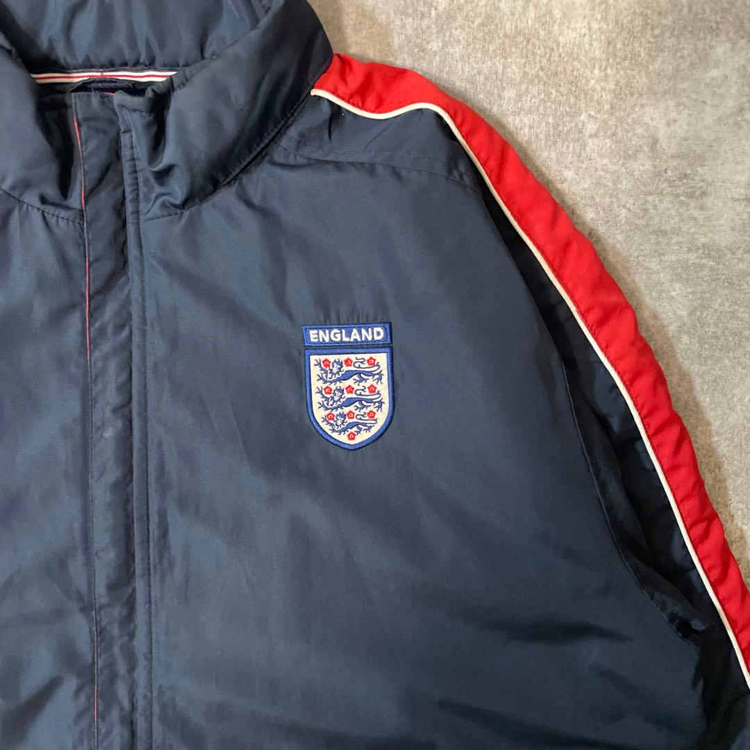 90s UMBRO ENGLAND 代表　ナイロンジャケット　中綿　在原みゆき