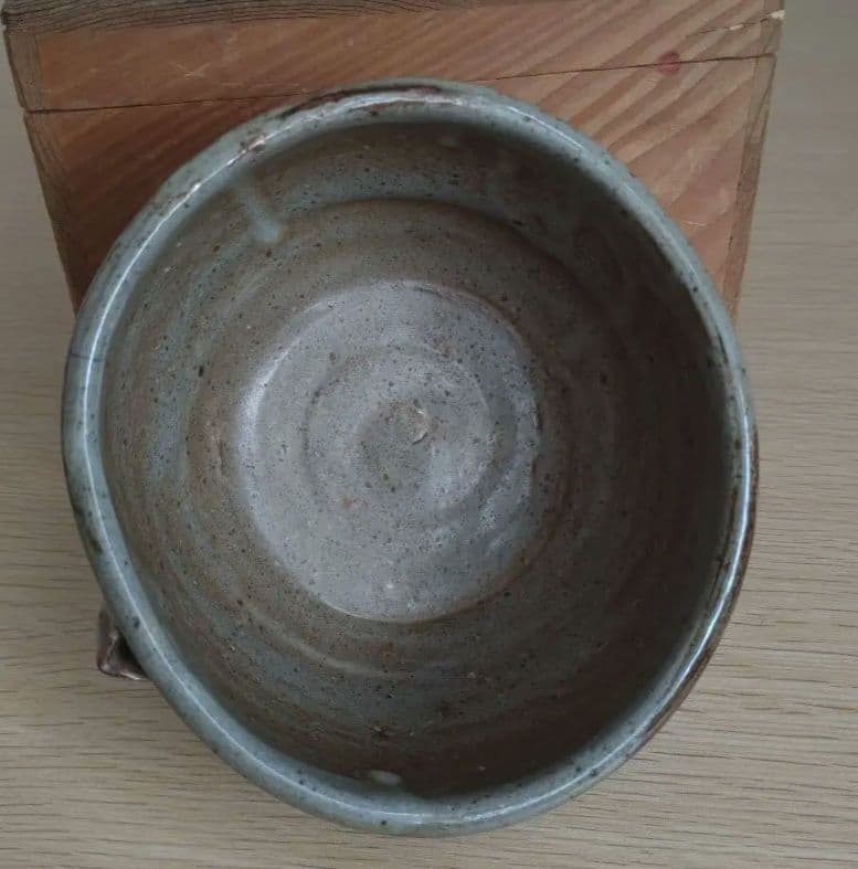 【うぶ品】江戸時代　古唐津　皮鯨　絵唐津　沓形　片口茶碗　ぐい呑　嘴