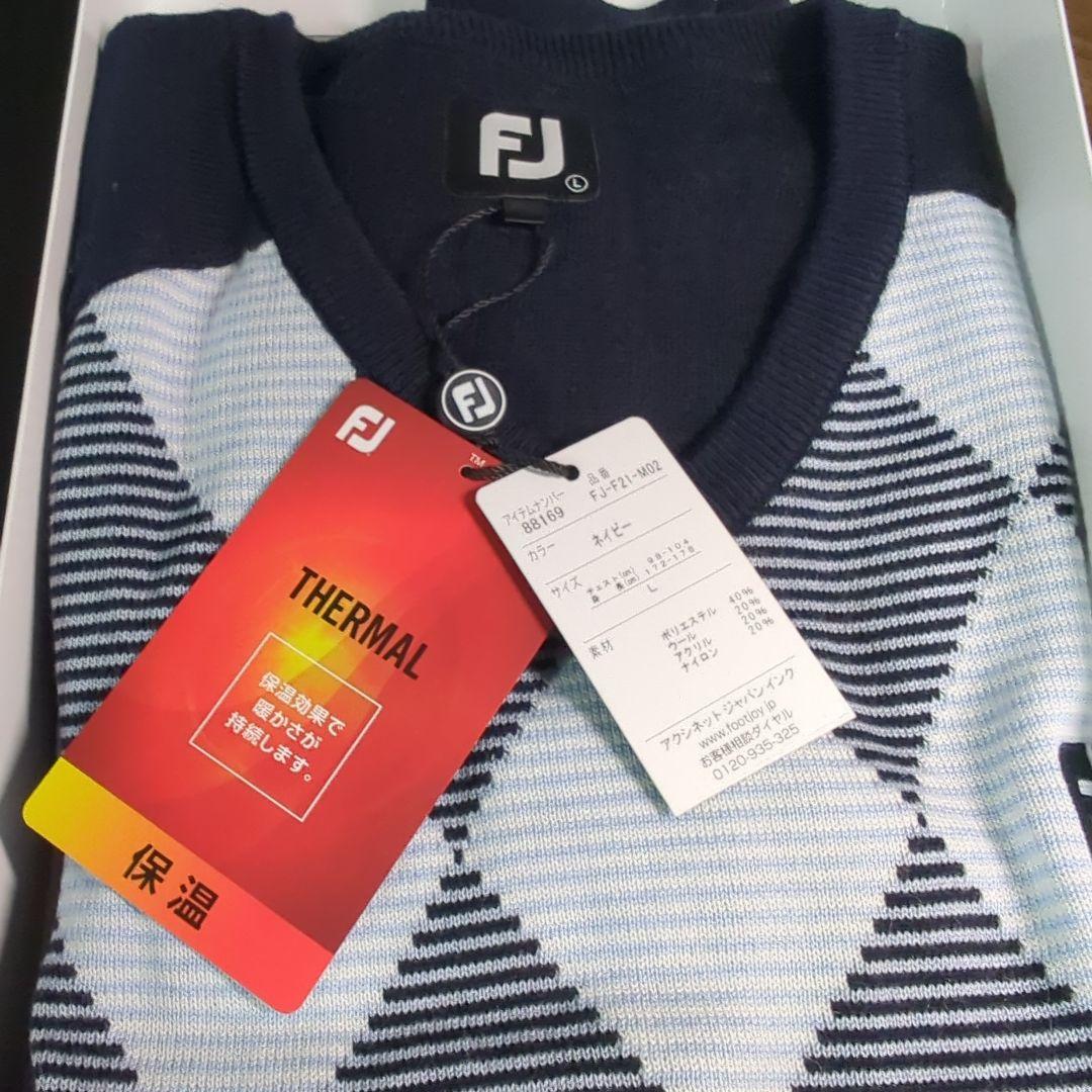 【新品】フットジョイ FOOTJOY アーガイル セーター Lサイズ 完売