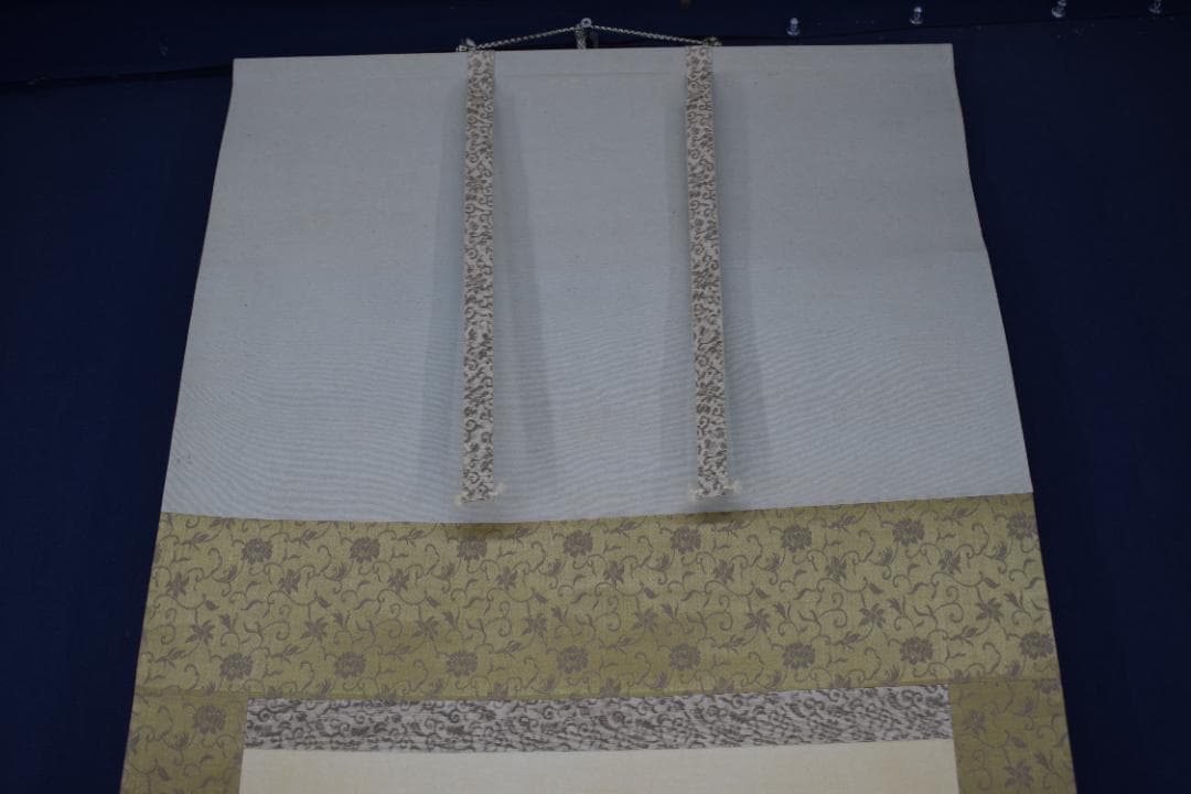 春酔/深山幽谷図/鹿図/山水渓谷/掛軸☆宝船☆Y-713　JM