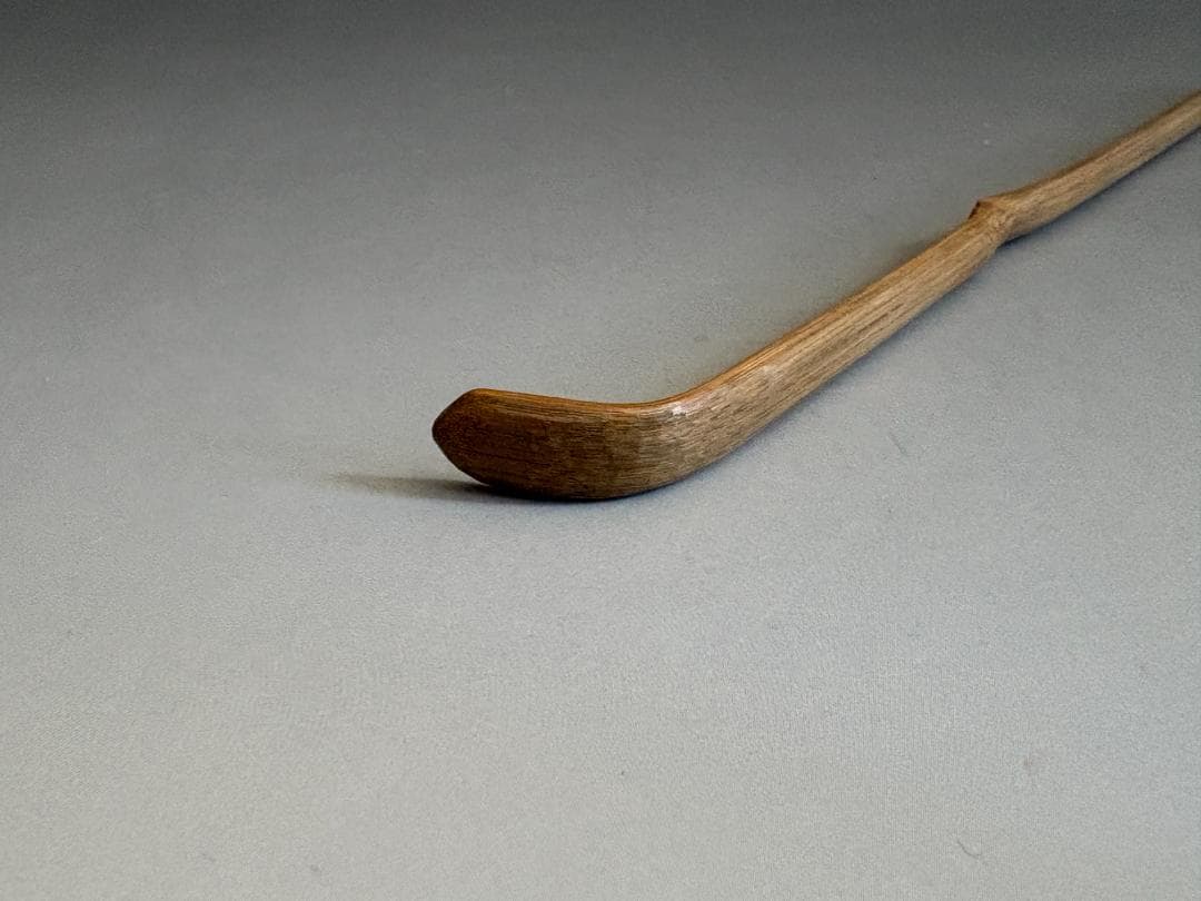 黒田正玄下削　即中斎自作茶杓　銘「露」　二重箱　茶道具　表千家