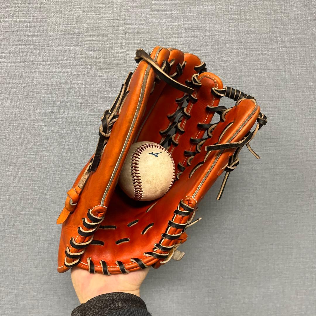 1196 トレジャー 型抜群 即戦力 極美品 硬式 外野手用グローブ 左投げ