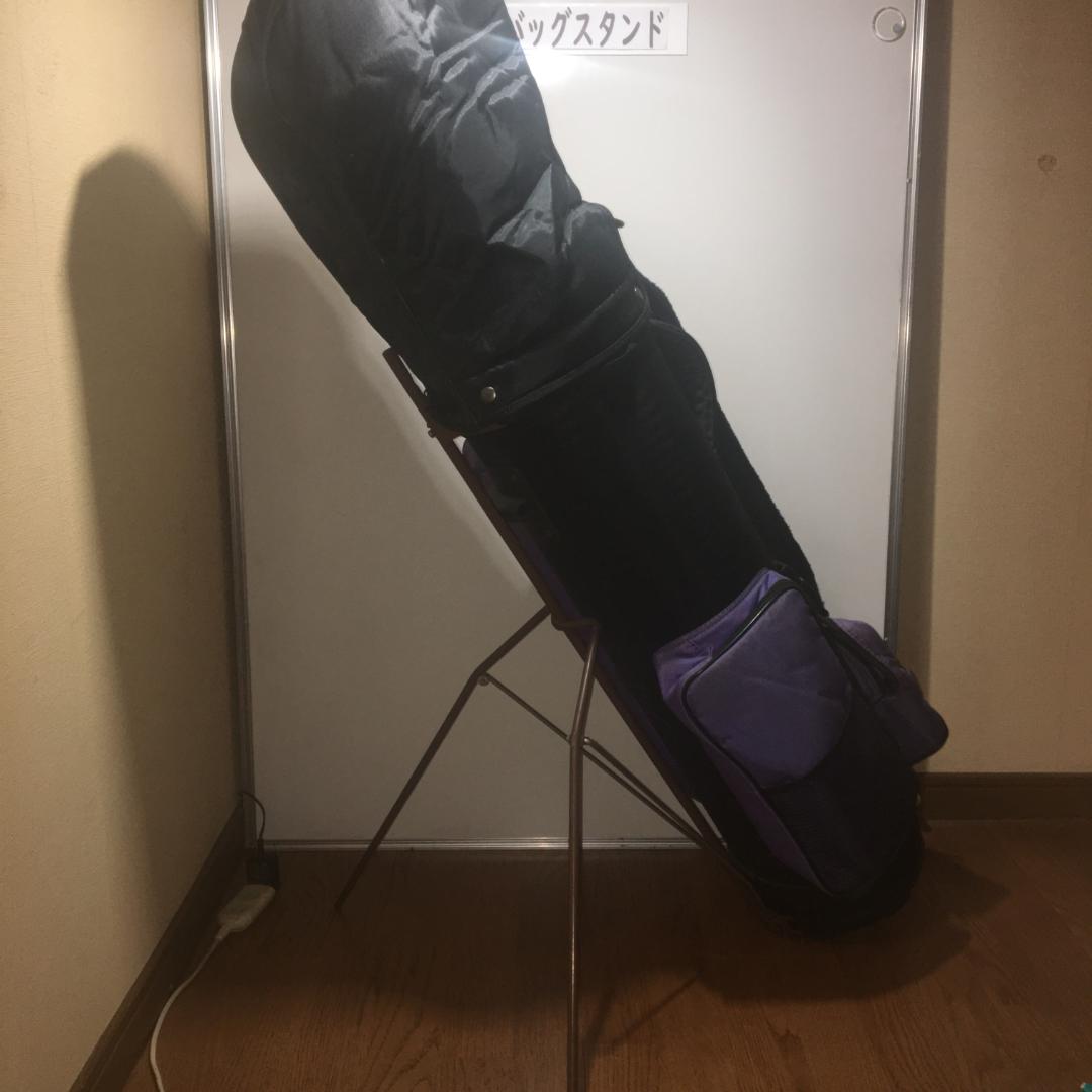 外付け ゴルフバッグ用 セルフスタンド 100x160x60㎝+1kg