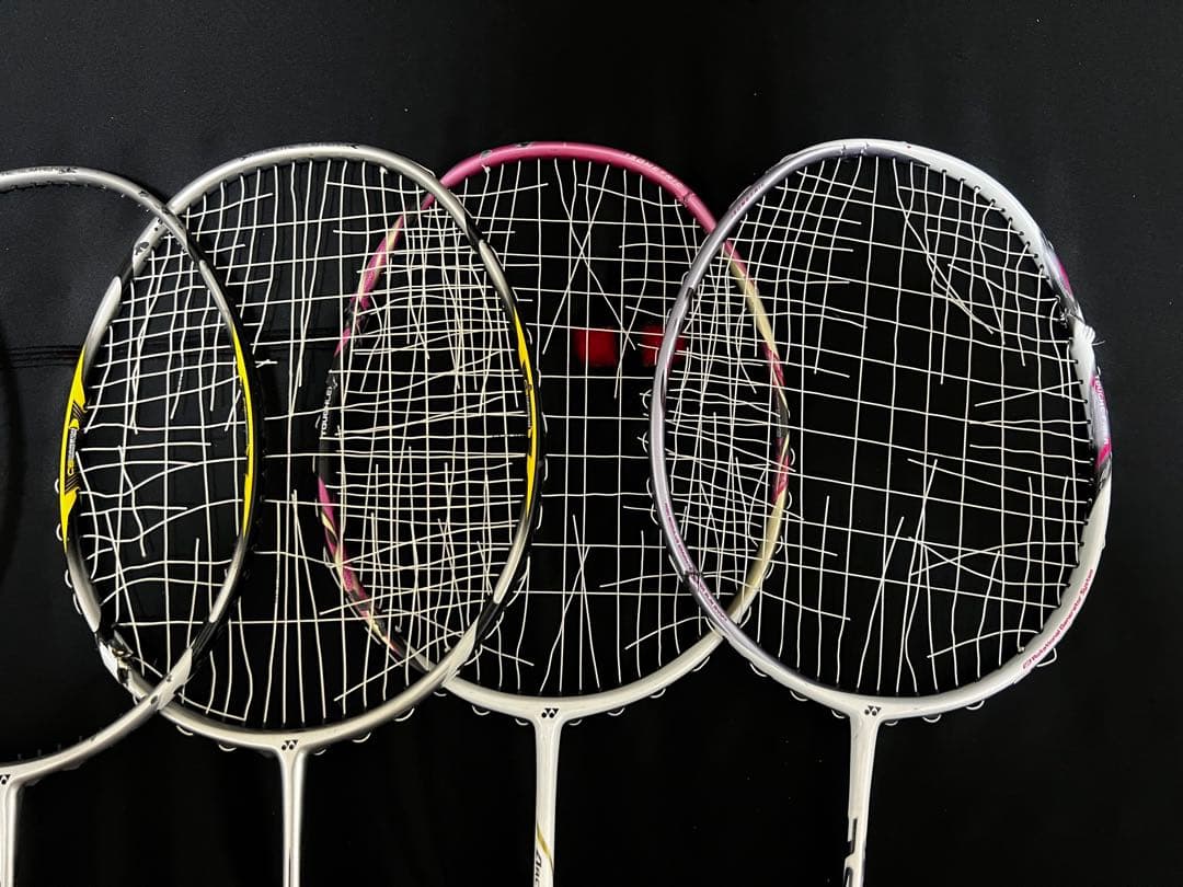 ジャンクYONEX バドミントンラケット 7本セット
