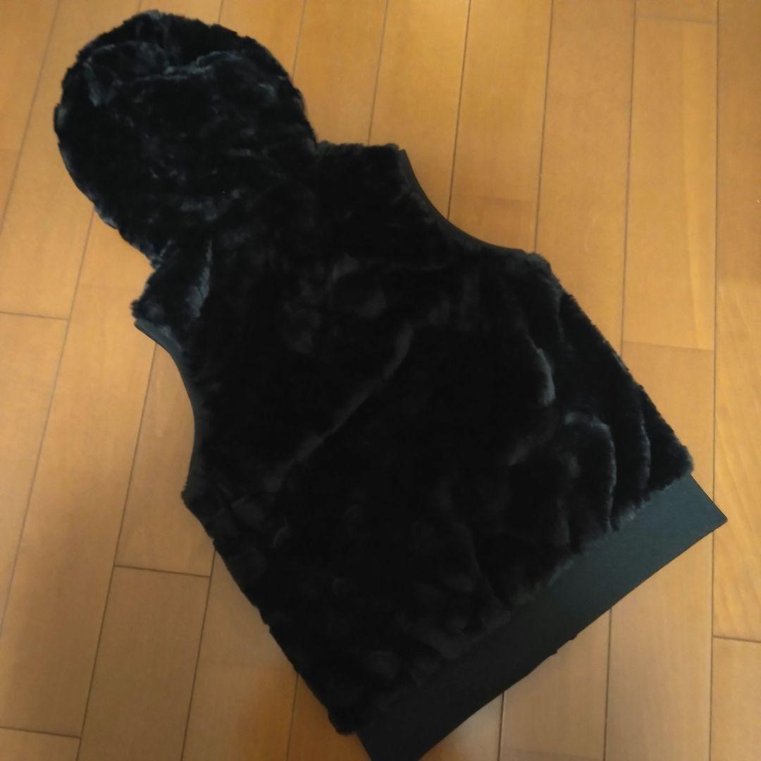 ◆Callaway キャロウェイ　フラワージャガード　ファーフードベスト　新品◆