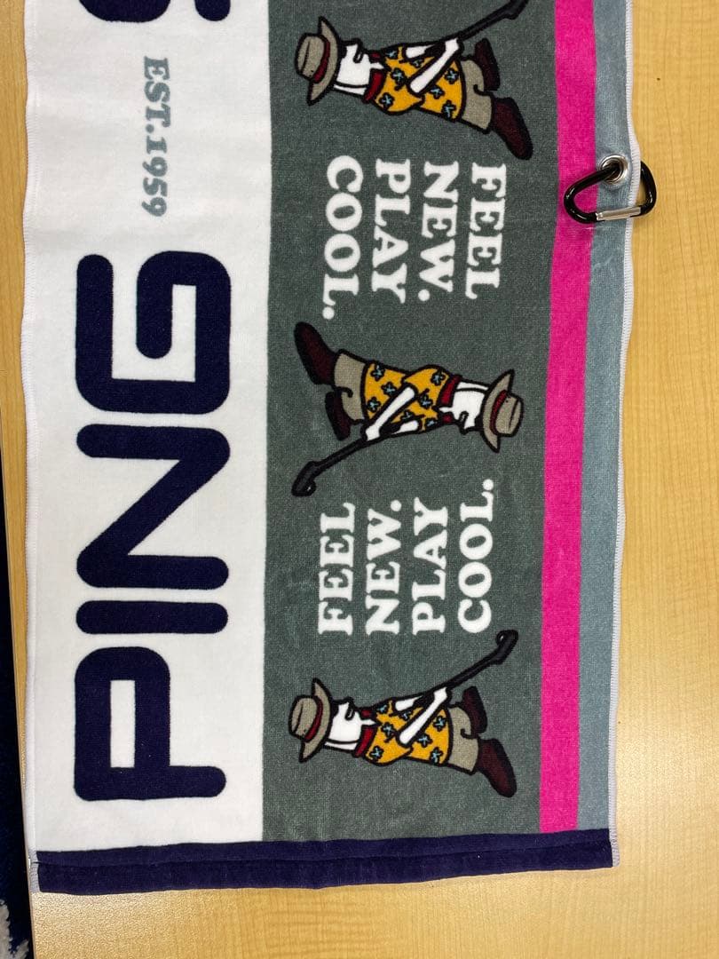 PING 迷彩キャディバッグ スタンド付き