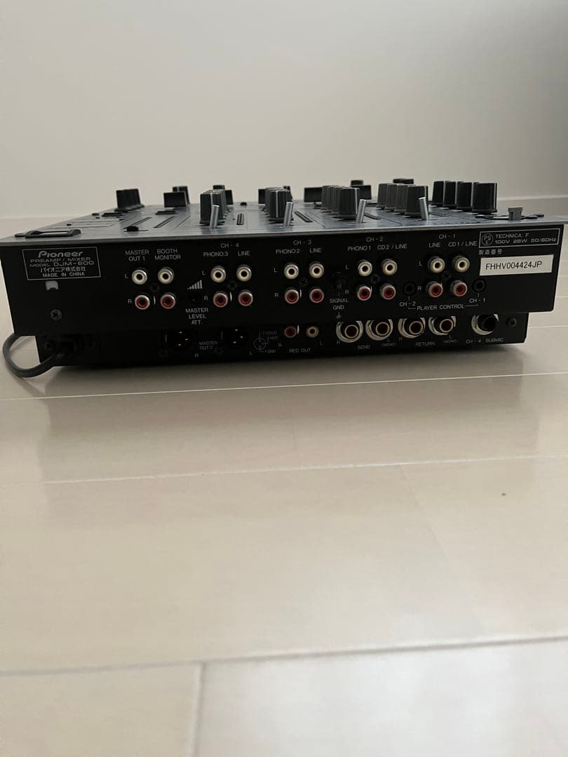 Pioneer DJM-600 DJミキサー　ジャンク品