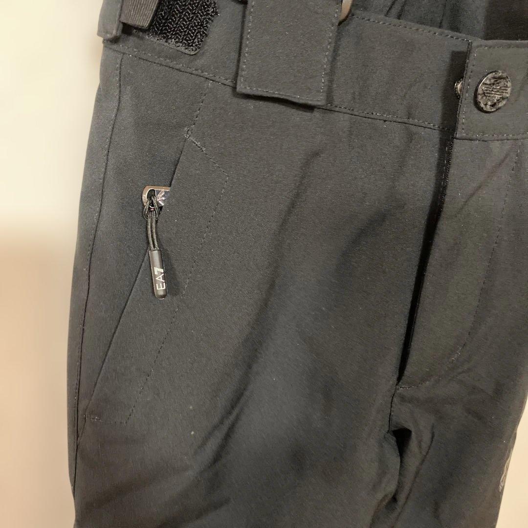 【美品】EA7 黒 スキーウェア 子ども用　110cm