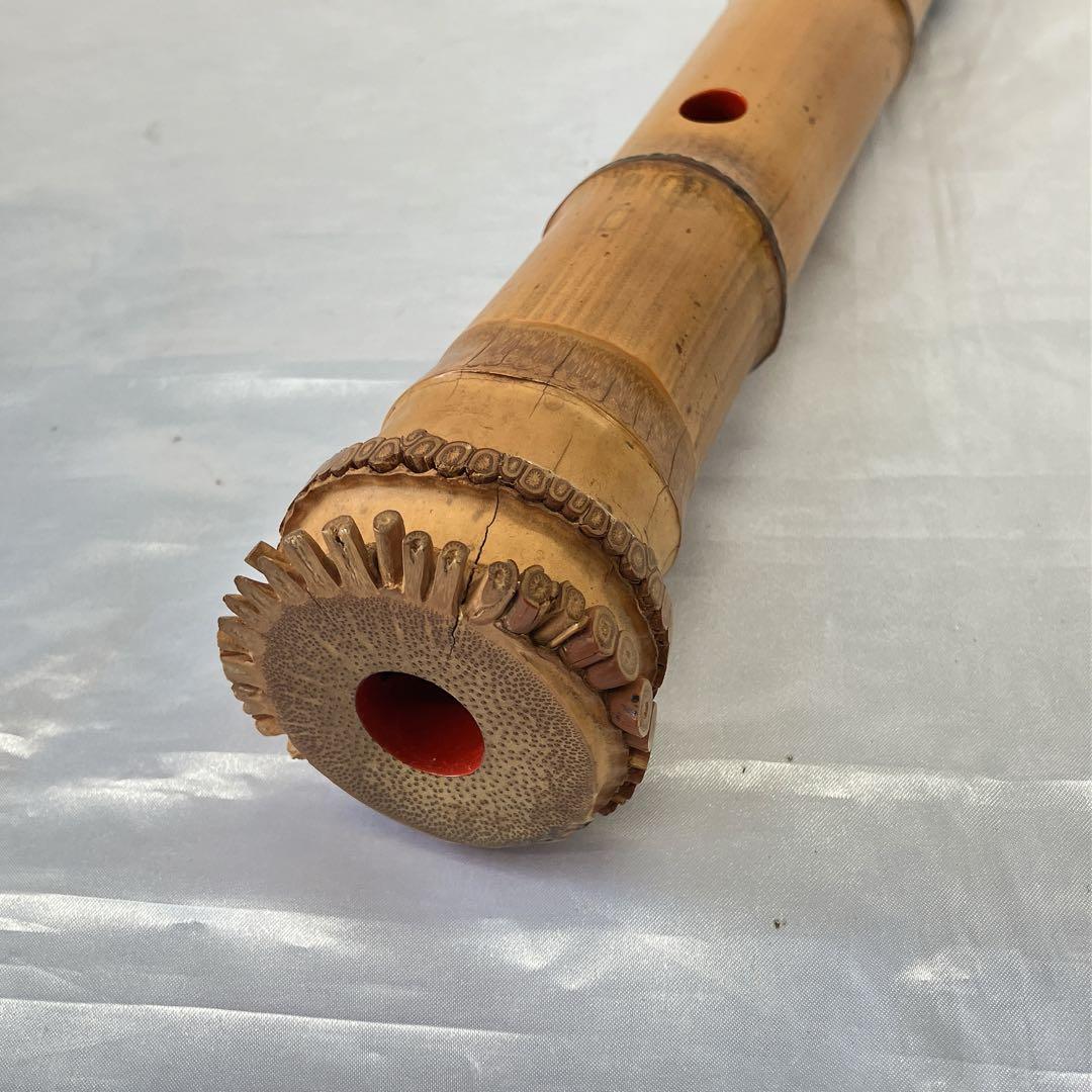 尺八 一尺八寸管 精華銘 篁山調 約54cm