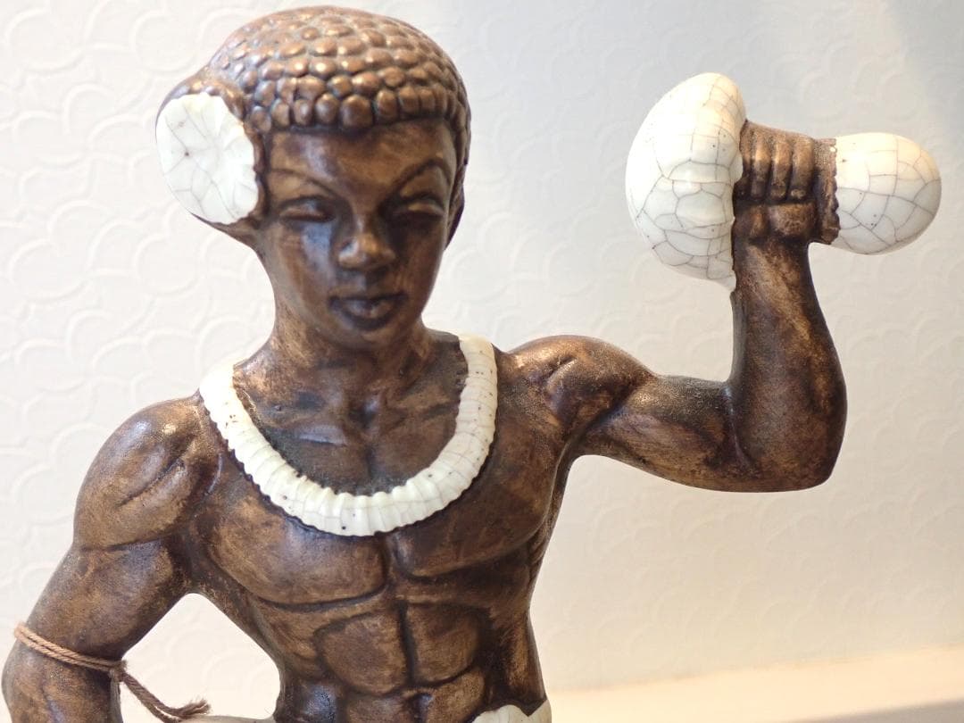 トレジャークラフト 1959年 フラダンス陶器製 2体ペア オールドハワイ