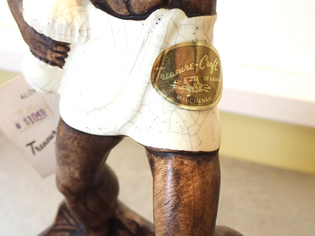 トレジャークラフト 1959年 フラダンス陶器製 2体ペア オールドハワイ