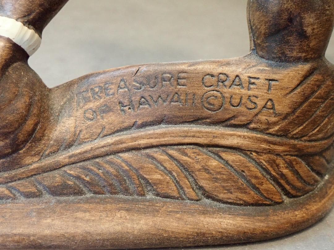 トレジャークラフト 1959年 フラダンス陶器製 2体ペア オールドハワイ