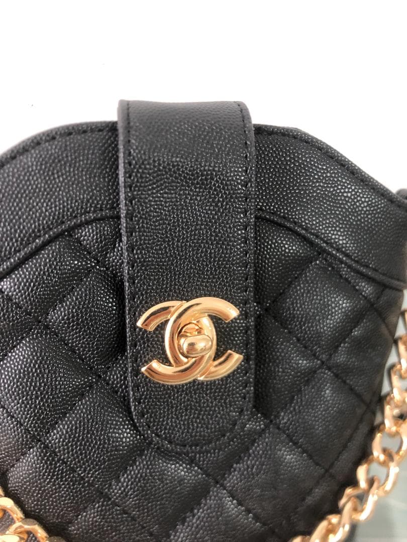 ショルダーバッグ　ノベルティ　ブラック　ポテトフライバッグ　バッグ