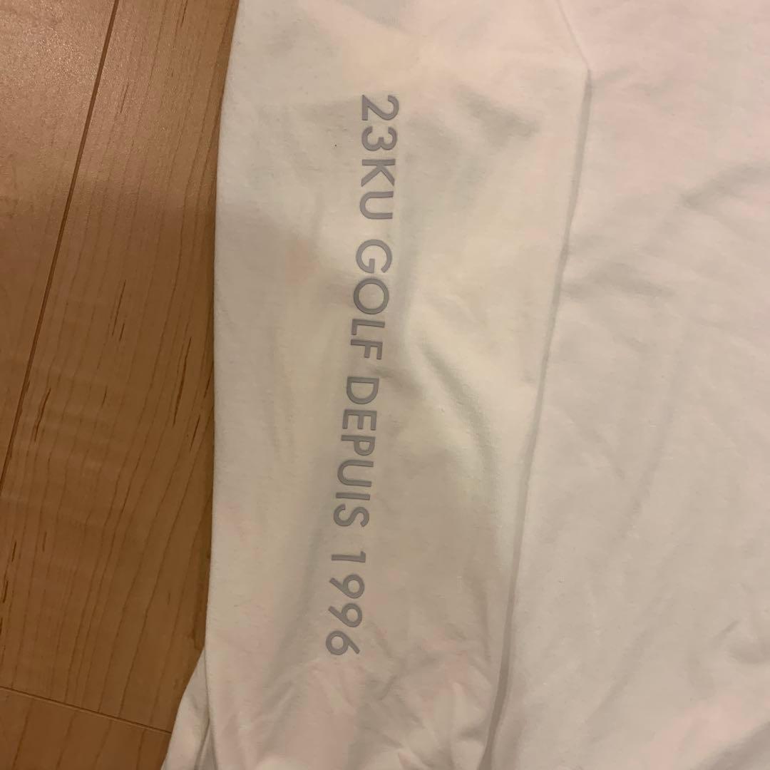 ゴルフウェア23KUGOLF レディース タートルⅡサイズホワイトニットセーター