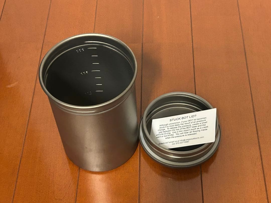 VARGO Titanium Bot 1L 新品未使用 箱無し