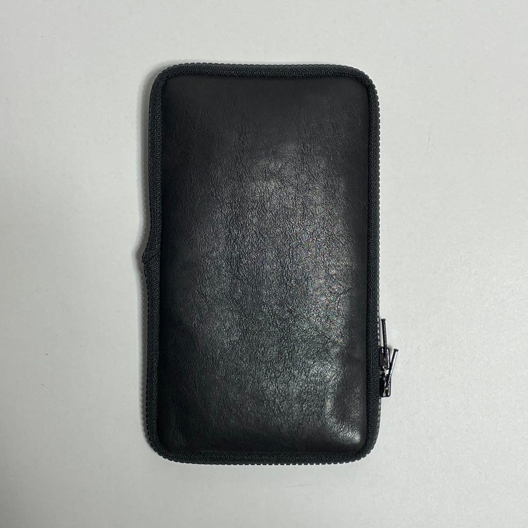 つくしペンケース　レザー　ブラック
